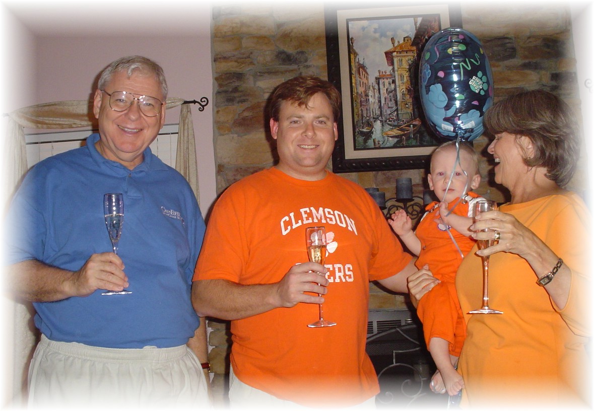 Toasting to the newest Groves family member...