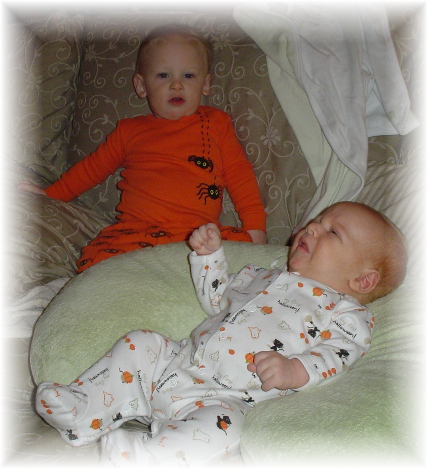 Our two pumpkins