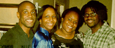 Kevin, Myra Denyse and James