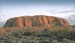 ayers rock in  outback Australia