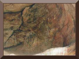 Aboriginal markings - outback art