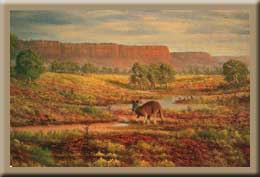 Big Red - outback arty