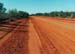 road-white cliffs in outback Australia
