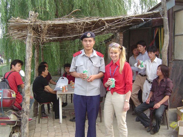 Karen with the security guard