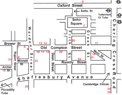 Map of Soho