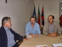 Jos� Costa, da CDU, com a Junta de Freguesia de S. Vicente Pereira!