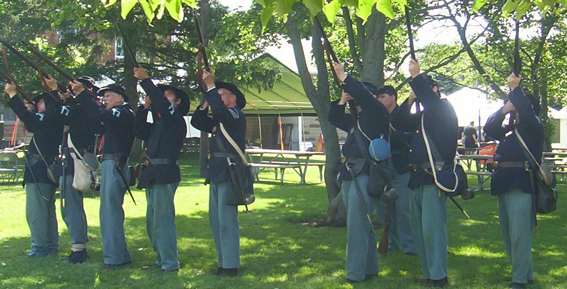 Men of the 21st OVI, Co. E. and 1st Ohio Volunteer Pioneer Corp, Bowling Green, OH