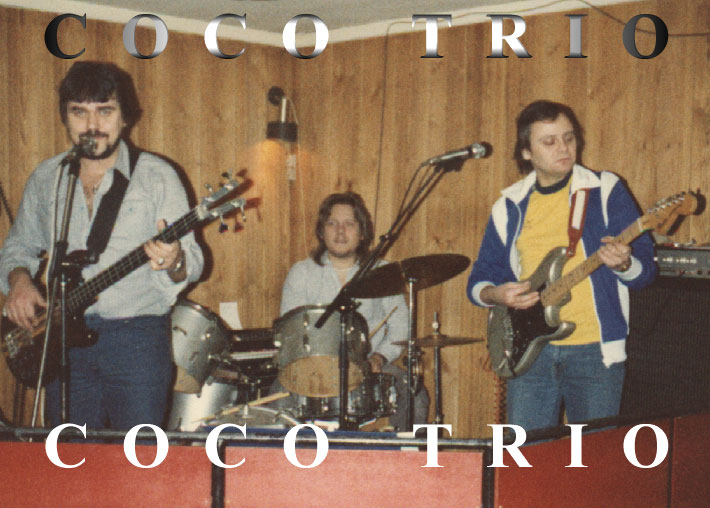 COCO trio (Per, Dennis & Ove) - 3 mdr. 
p� sukkertoppen i Gr�ndland 1982.