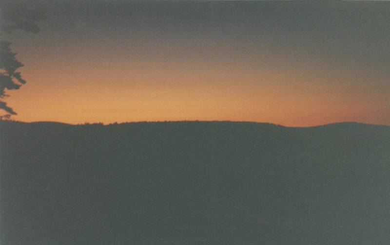 Here's Another Day just a Fading Away in the Late Part of Summer