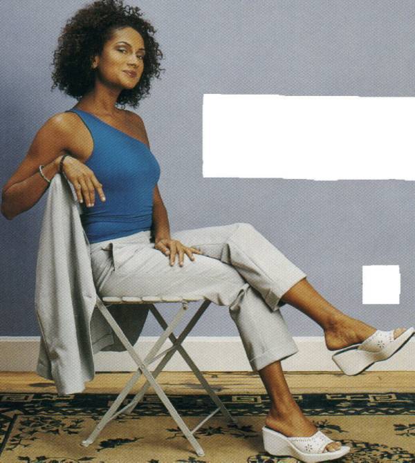 Here a Lady Posing by Herself