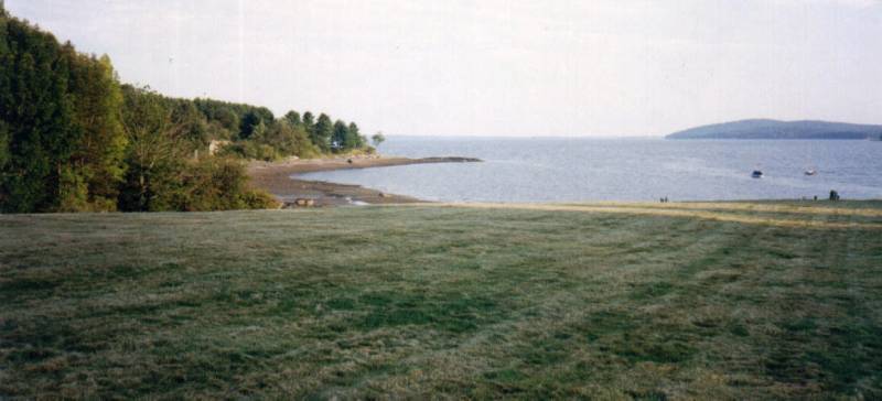 Here's a View of the Harbor from Someone's Pasture