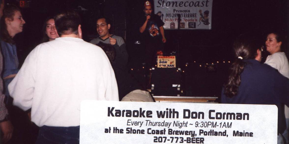 Stevo a.k.a. (The Dude with the Firehat and The Rock T-Shirt) Giving the People what they want a Christmas Karaoke Song Request