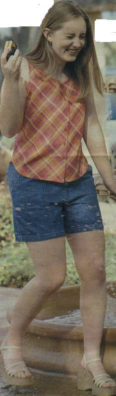 Here a Lady Posing by Herself