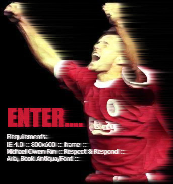 Enter Michael Owen Fan Page