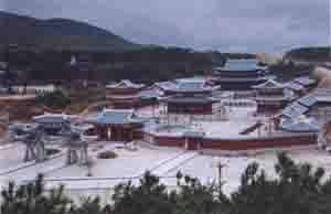 The rebuilt Southern Shaolin Temple.