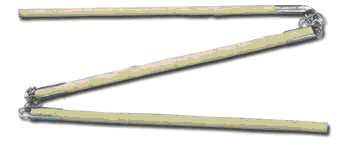 Three-section staff