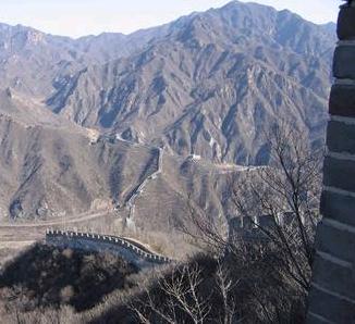 The Great Wall of China.