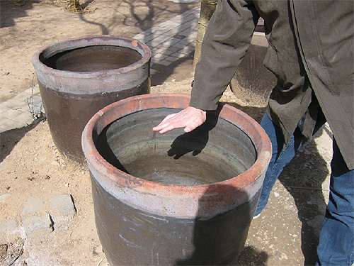 Hand hardening at Shaolin Temple China