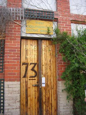 Outside the front of 73 Harmsworth Street Collingwood, Victoria.