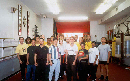 Tai Yim's old Hung Fut school in Georgia Avenue.&nbsp; Tai Yim centre.&nbsp; (Photo courteous of Paul McMillan)