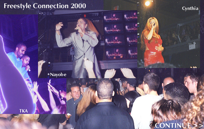 Photos of TKA, Nayobe and Cynthia Performing at the Legends of Freestyle Concert, May 28, 2000