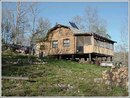 our little cabin home on the hill