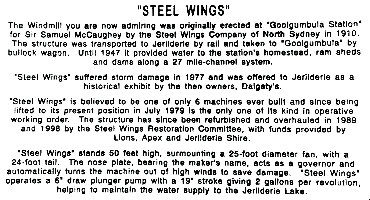 Steel Wings Plaque