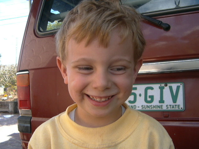 Jason Leslie September 2004 aged 3 years 7 months