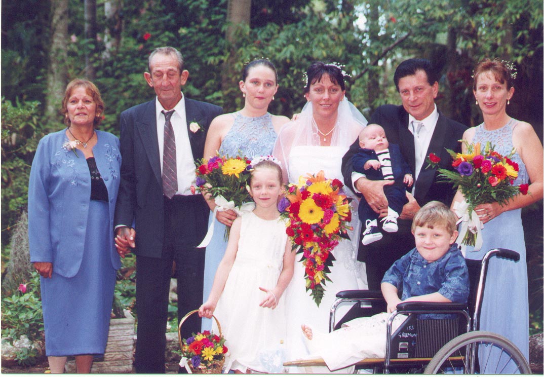 Our family Kylie Sean Jasmine Michael ( Jason sleeping )
