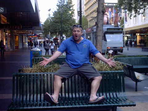Crikeys Mate I just sat on something sharp.