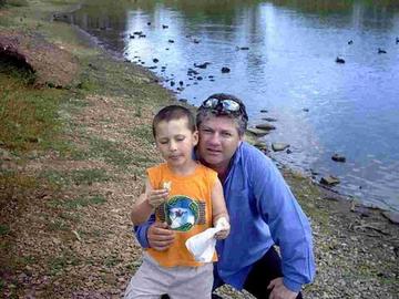 Feeding ducks at Pews Lagoon that could be the meaning of life. DOWN BY THE LAGOON SIDE