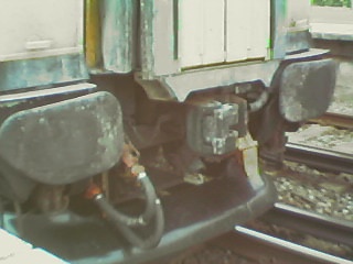 Closeup of Buffers & Coupling arrangements.