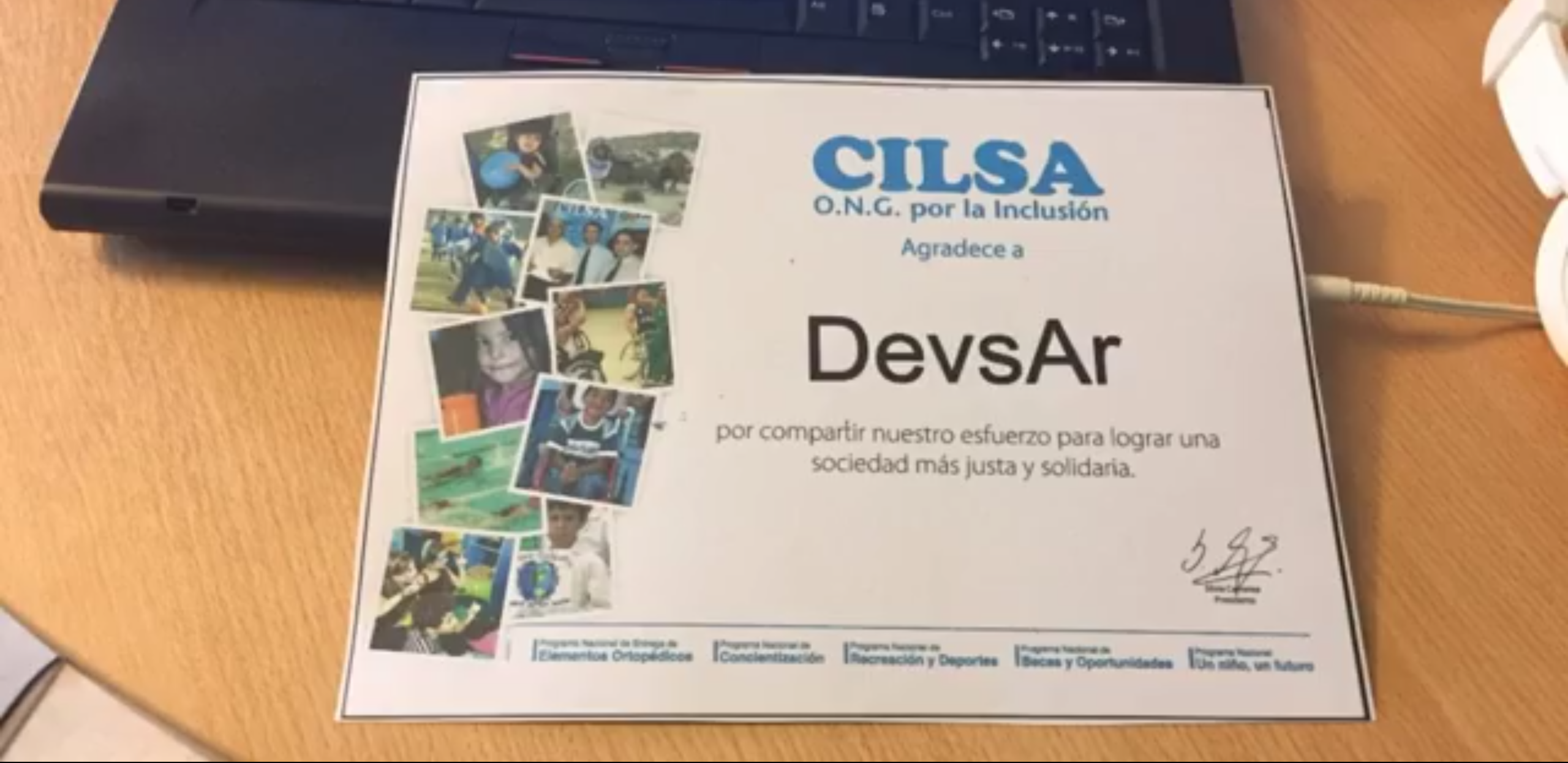 Certificado Devsar