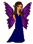 Blue and Violet Angel