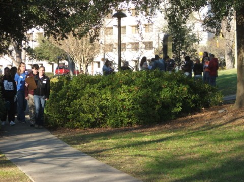 Delegates continuing the search . . . 