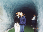 Liz and me before entering the ice cave.