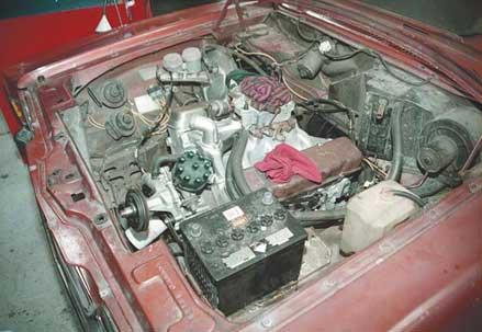 early days - basic fitment, from the side