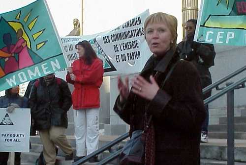 CEP Pay Equity Protest 