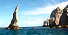 Rock formation at tip of Baja