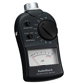 Radio Shack SPL Meter #33-4450 - Click image for website