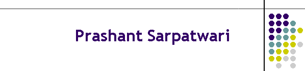 Prashant Sarpatwari