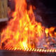 Fire-turkey and fondue feast in Pacifica (Nov 2002)