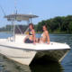 Playing in the Chesapeake Bay with Joel's family (Aug 2002)