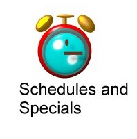 schedule and specials