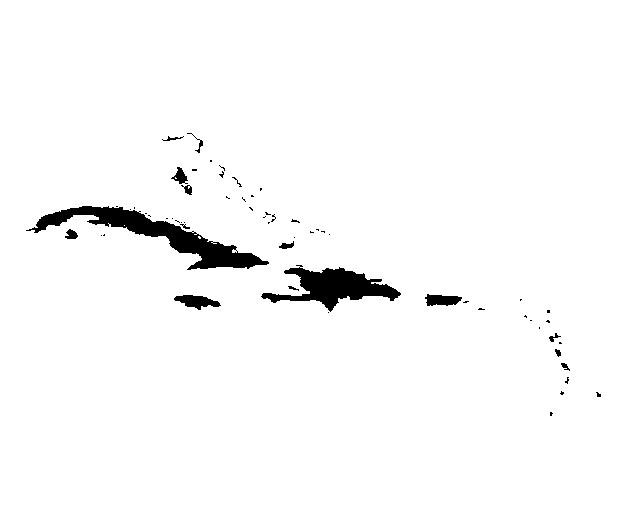 Caribbean Map and Flags