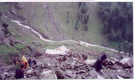 Pissu top view at amarnAth yatra
