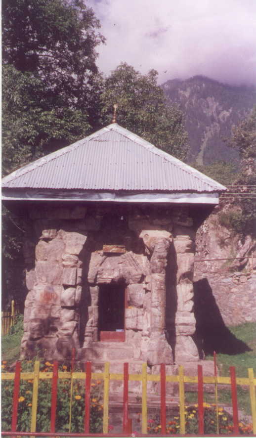 Ancient temple in kashmir damaged by terrorists