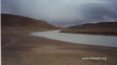 River bramaputra on the way to mount kailasha