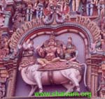 rishabAvAhanam - God Siva pArvati, subramanya