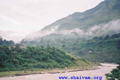 Himalaya and river Sarayu